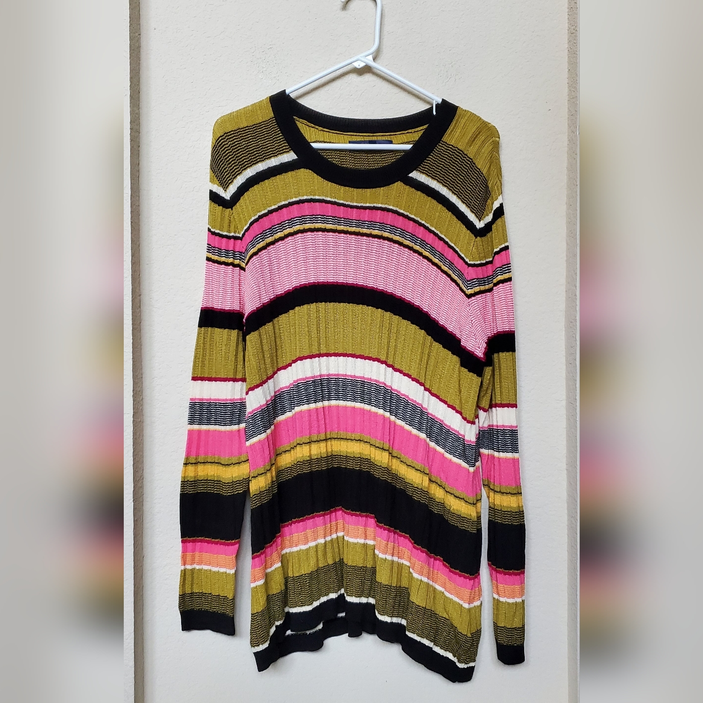 Rachel Rachel Roy Striped Sweater. Size 3x